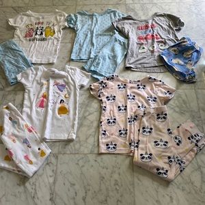 Girls PJ bundle of 5 GUC